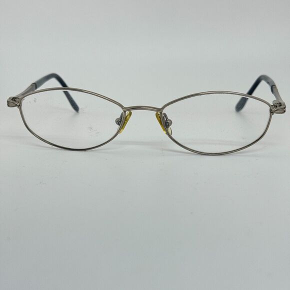Marchon Eyeglasses Frames TRES JOLIE 112‎ Grey Rectangular 51-17-140 H14568 main image 7